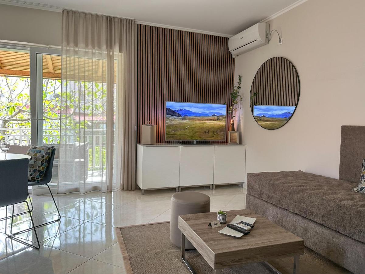 Apartment Baska Mit Poolarea - Krk, Kroatien Kültér fotó