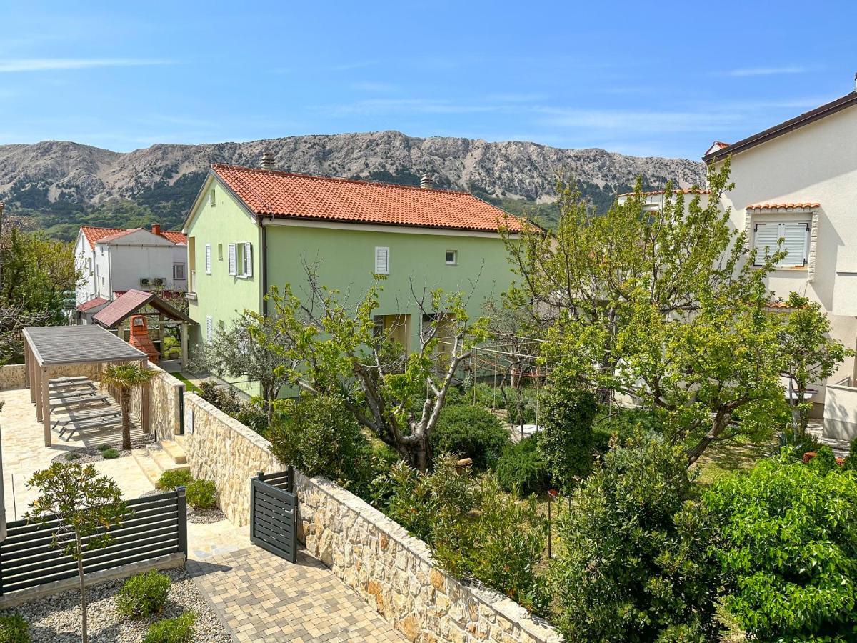 Apartment Baska Mit Poolarea - Krk, Kroatien Kültér fotó